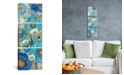 iCanvas Sunkissed Blue and White Flowers I by Silvia Vassileva Gallery-Wrapped Canvas Print - 36" x 12" x 1.5"